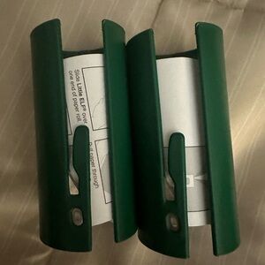 Little Elf Gift Wrap Cutter Tools 2 Piece Green Christmas Holiday Paper Cutter